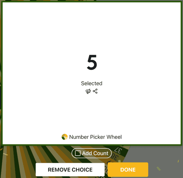 Result Dialog