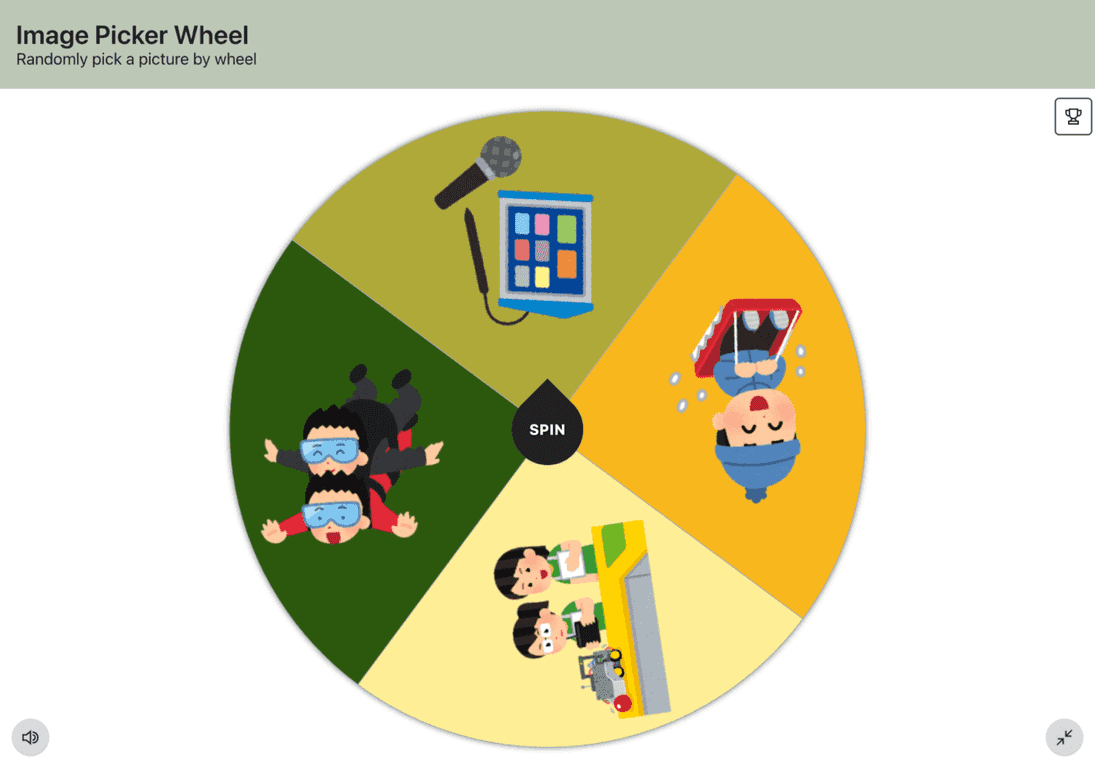 Image Picker Wheel - Pick a Random Image by Spinning