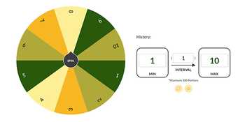 random number generator wheel 1 40