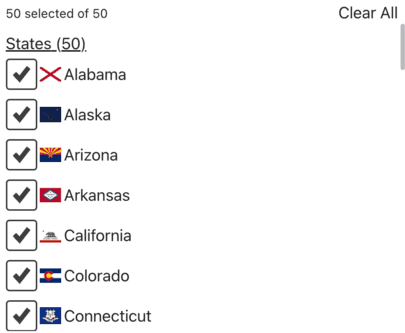 States choices