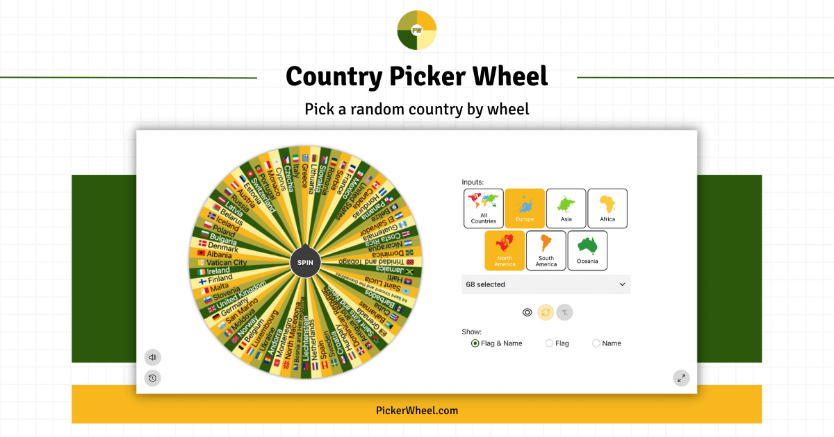 random name picker spin the wheel