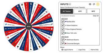 NFL Picker Wheel