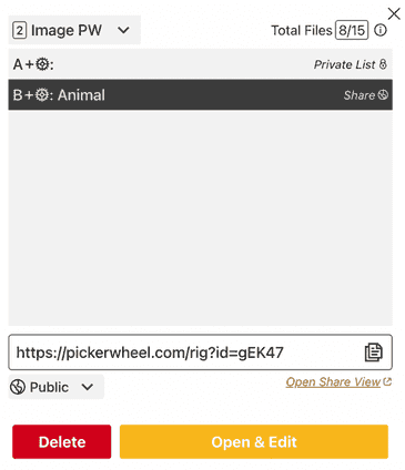 Image Picker Wheel - Pick a Random Image by Spinning
