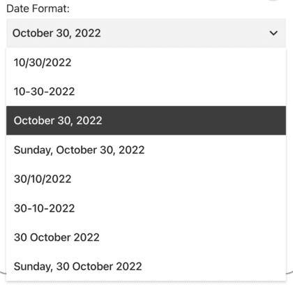 Random date generator date format