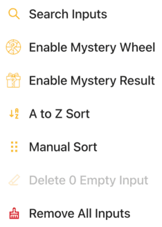 More button menu